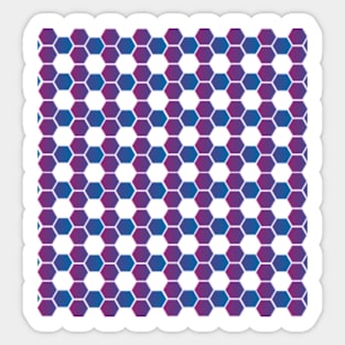 HIVE PATTERN, HEXAGON PATTERN Sticker